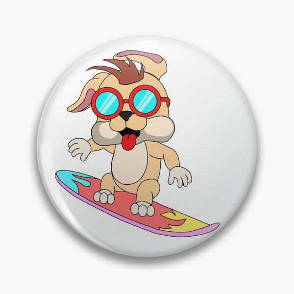 Item preview, Dog On Surfboard T-Shirt - Surfing Dog - Dog T-Shirt designed and sold by Ahmedhod.