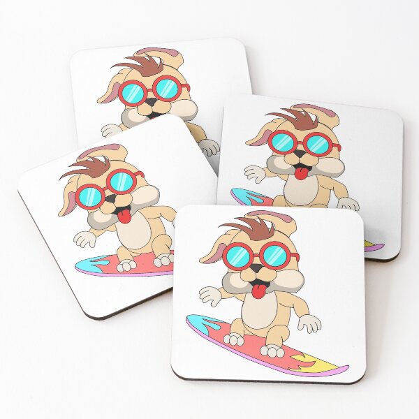 Item preview, Dog On Surfboard T-Shirt - Surfing Dog - Dog T-Shirt designed and sold by Ahmedhod.