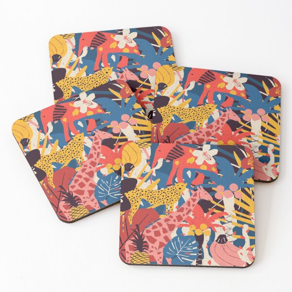 Item preview, Colorful Jungle Pattern designed and sold by bullshirter.