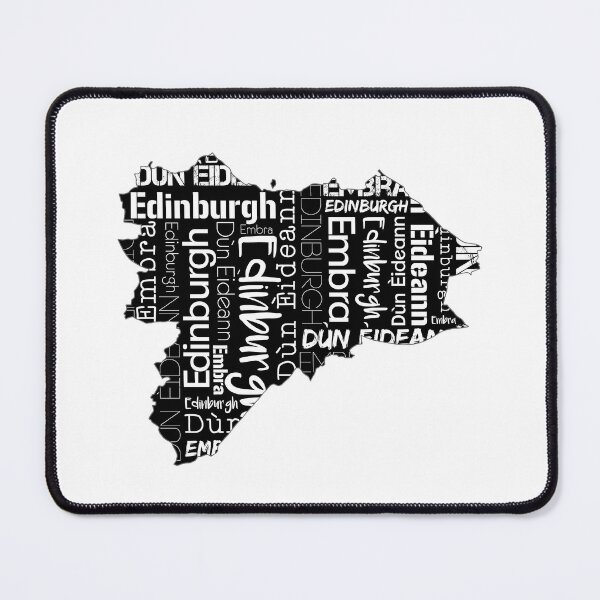 Item preview, Edinburgh City Map With Text designed and sold by MacPean.