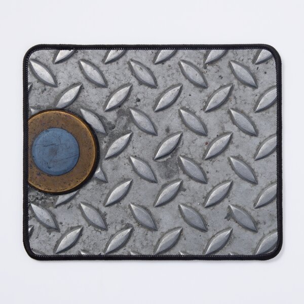Item preview, Checker Plate Industrial Steel Metal designed and sold by headpossum.
