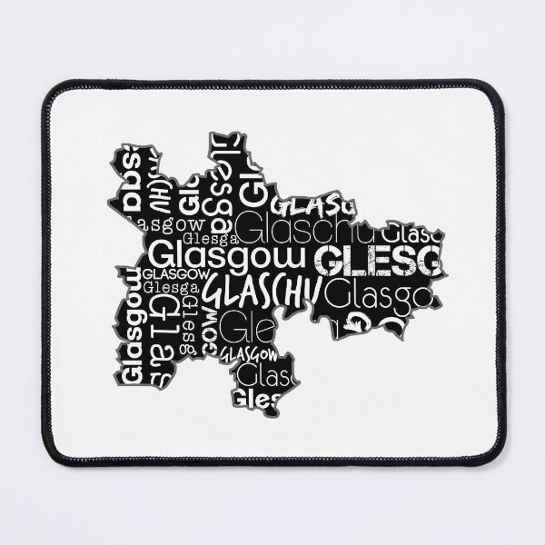 Item preview, Glasgow City Map With Text designed and sold by MacPean.