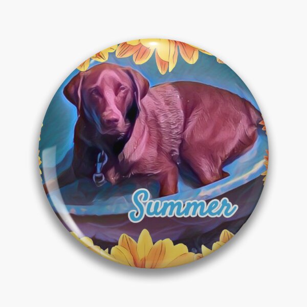 Item preview, Chocolate Lab Summer Fun  designed and sold by Wisdi.
