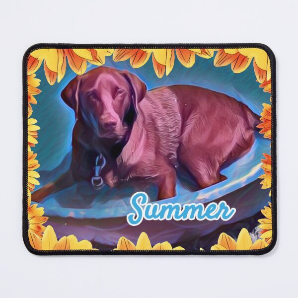 Item preview, Chocolate Lab Summer Fun designed and sold by Wisdi.