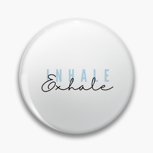 Item preview, Inhale - Exhale blue designed and sold by BlueThrow.