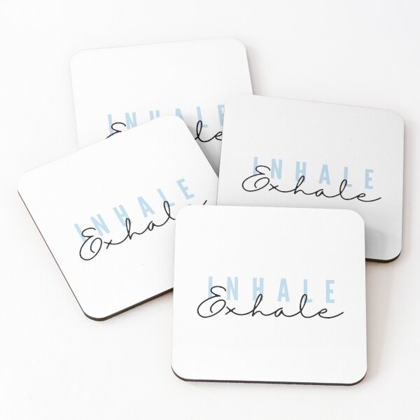 Item preview, Inhale - Exhale blue designed and sold by BlueThrow.