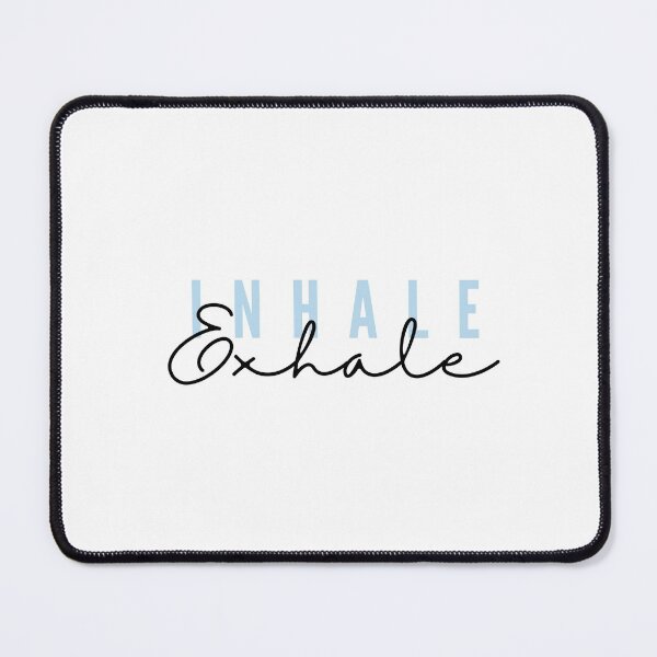 Item preview, Inhale - Exhale blue designed and sold by BlueThrow.