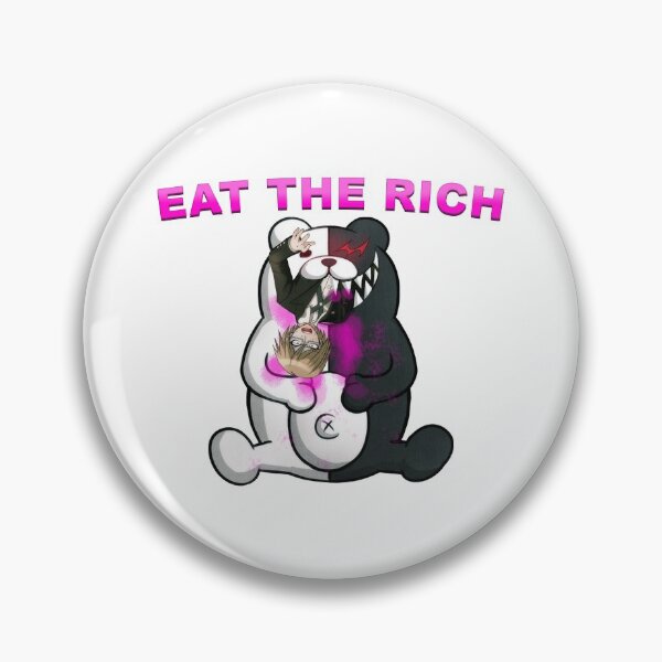Item preview, Monokuma eating the rich designed and sold by porcelainstain.