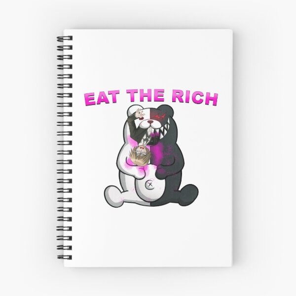 Item preview, Monokuma eating the rich designed and sold by porcelainstain.