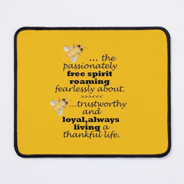 Item preview, Bee the passionately free spirit roaming fearlessly about. designed and sold by DesignedBySnip.