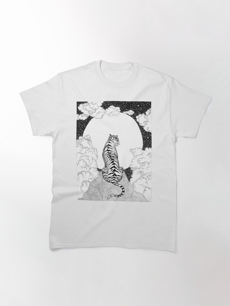 Alternative Ansicht von Tiger Moon Classic T-Shirt