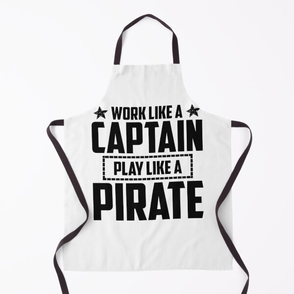 Item preview, Work LIke a Captain, Party Like a Pirate funny gift idea for boat owners or pirate lovers designed and sold by BRtisticDesigns.