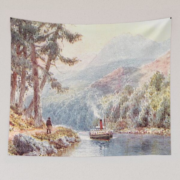 Item preview, Vintage Illustration of Laggan Avenue, Caledonian Canal designed and sold by yourscotland.