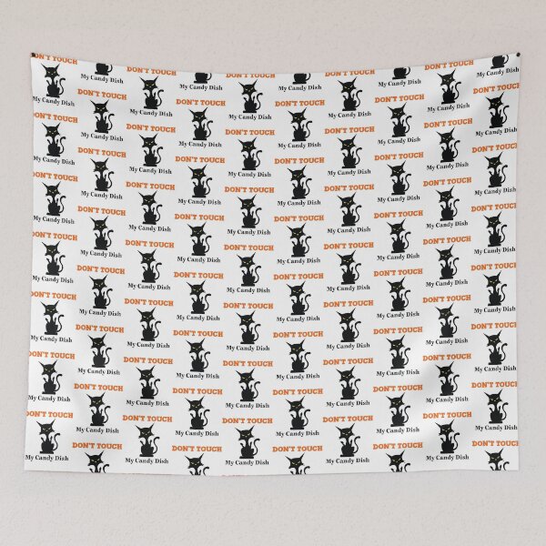 Item preview, Funny Halloween black cat candy design designed and sold by BRtisticDesigns.
