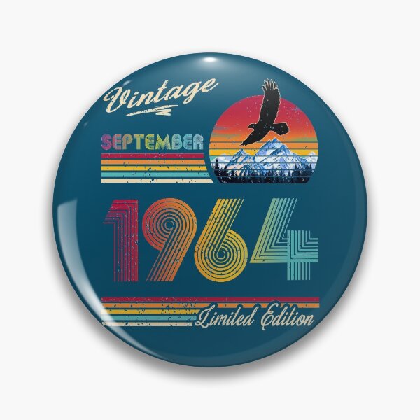 Item preview, September 1964 Birthday designed and sold by GreenSplash.
