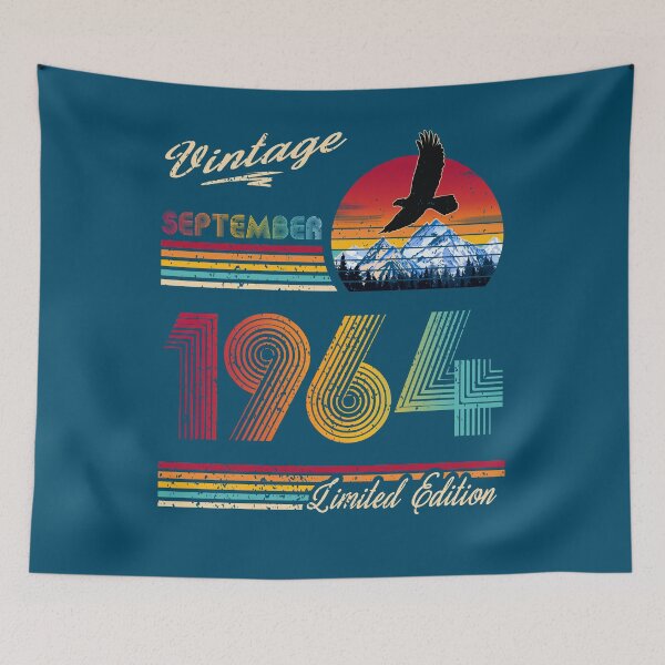 Item preview, September 1964 Birthday designed and sold by GreenSplash.