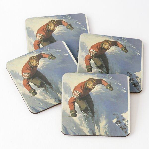 Item preview, Vintage Switzerland Ski Poster Swiss vintage designed and sold by cutesy.