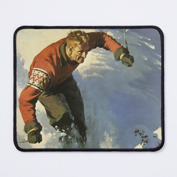 Item preview, Vintage Switzerland Ski Poster Swiss vintage designed and sold by cutesy.
