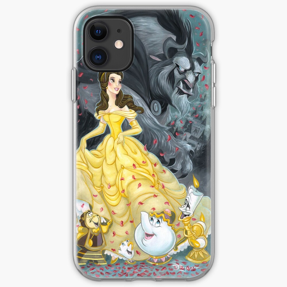 beauty and the beast wallpaper iphone case cover by taweret redbubble redbubble