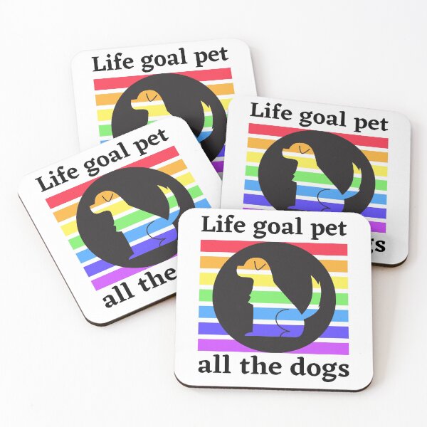 Item preview,  life goal pet all the dogs designed and sold by Tulips2.
