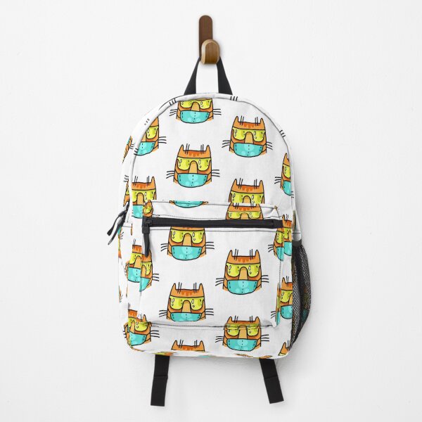 Item preview, Funny Cat with facemask gift idea for cat lovers designed and sold by BRtisticDesigns.