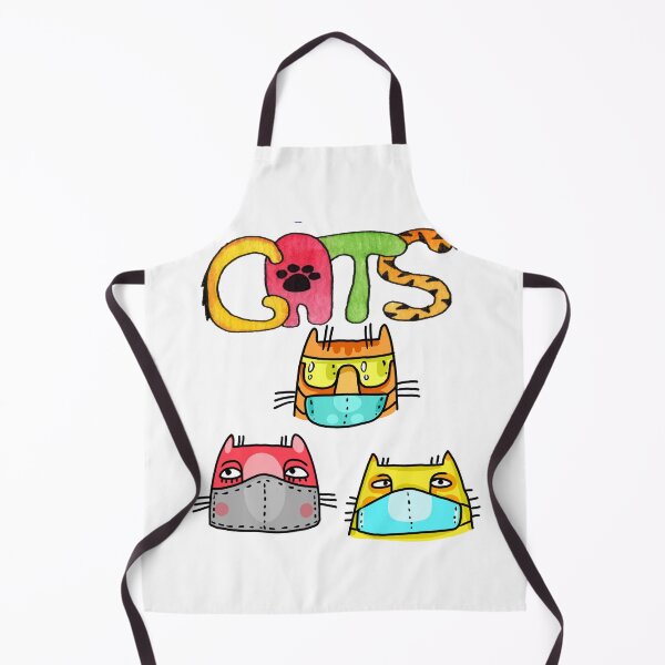 Item preview, Funny Cats with Facemasks-gift idea for cat lovers designed and sold by BRtisticDesigns.