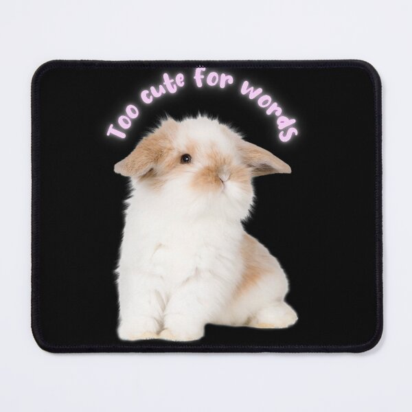 Item preview, Too Cute For Words - Rabbit.t designed and sold by Leslie Hasty.