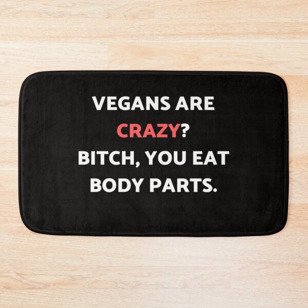 Item preview, Vegans are crazy? designed and sold by Printed-Goodies.