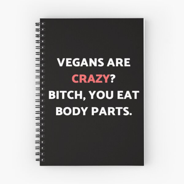 Item preview, Vegans are crazy? designed and sold by Printed-Goodies.