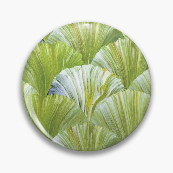 Item preview, gouache drawing in the form of petals of green and white colors designed and sold by Tanya-GR.
