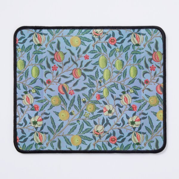 Item preview, Abstract Blue Pattern With Blossoms And Fruits designed and sold by FoxCodeCreation.