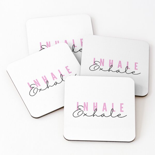 Item preview, Inhale - Exhale pink designed and sold by BlueThrow.