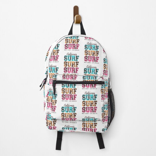 Item preview, California Surfing in Los Angeles-gift idea for experienced or beginner surfers designed and sold by BRtisticDesigns.