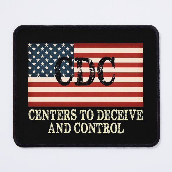 Item preview, CDC Centers To Deceive And Control American Flag designed and sold by polonisisi41.