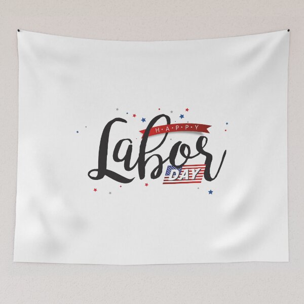 Item preview, Happy Labor Day With Stars designed and sold by FoxLand.