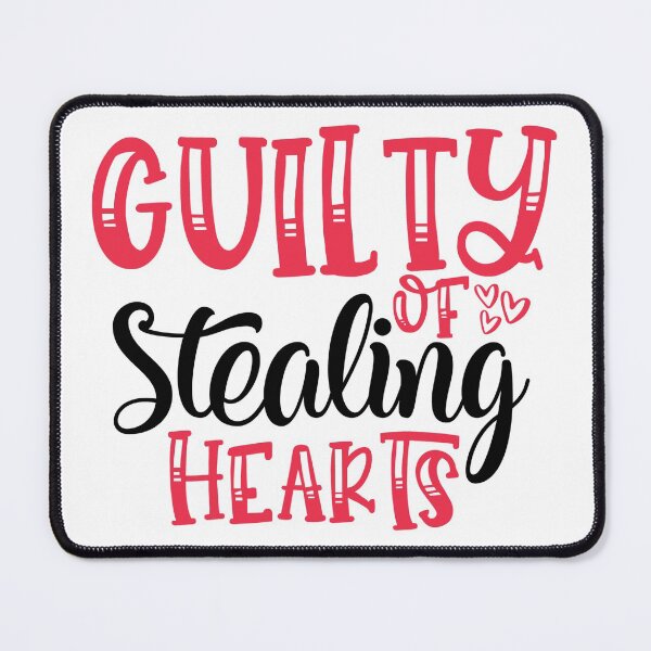 Item preview, Guilty of Stealing Hearts -Valentines day gift for kids designed and sold by BRtisticDesigns.