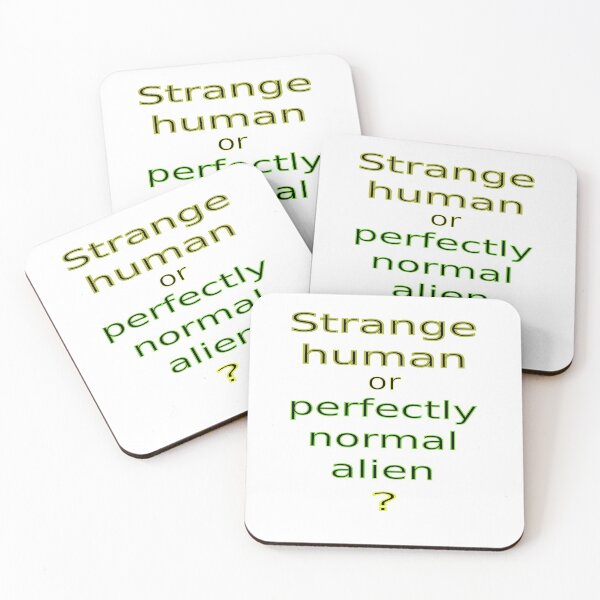 Item preview, strange human designed and sold by CottagePop.