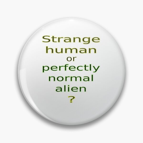Item preview, strange human designed and sold by CottagePop.