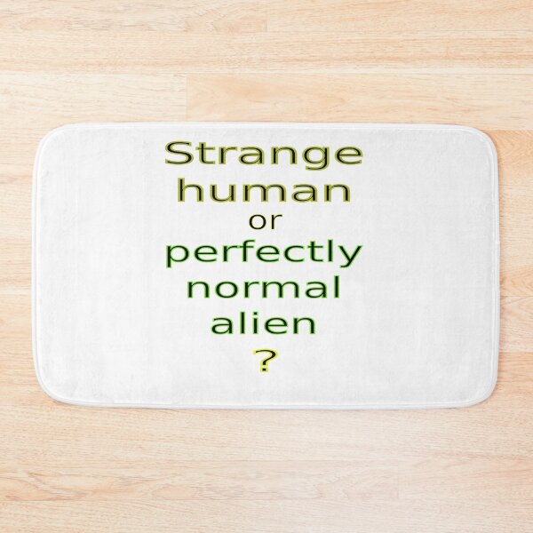 Item preview, strange human designed and sold by CottagePop.