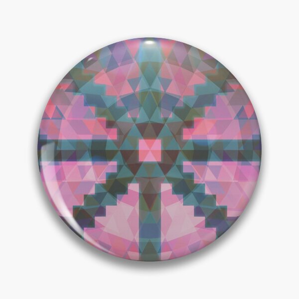 Item preview, Minty Pink Geometric Mandala designed and sold by PixelWoosh.
