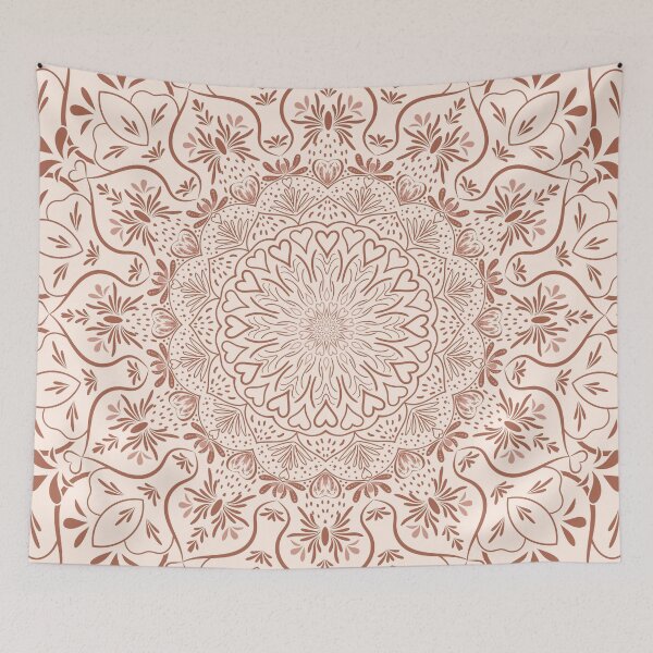 Item preview, Elegant Boho Earth Tone Mandala designed and sold by Eng-Sun.