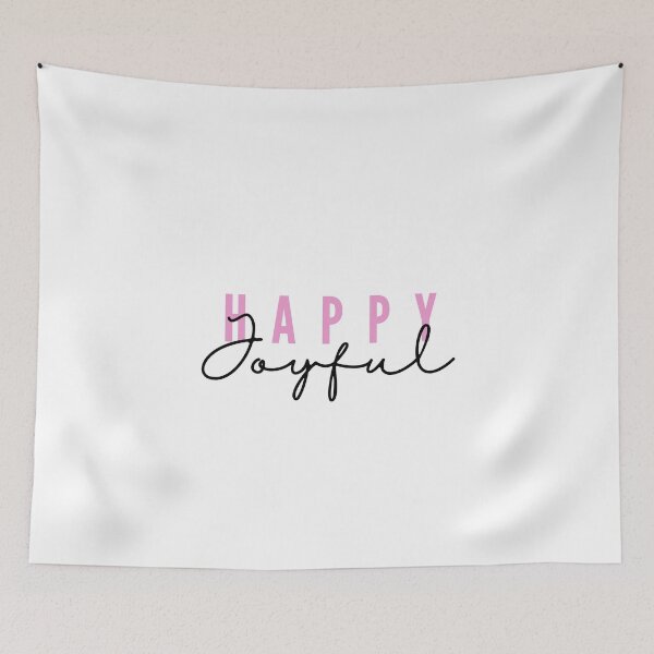 Item preview, Happy joyful - pink designed and sold by BlueThrow.