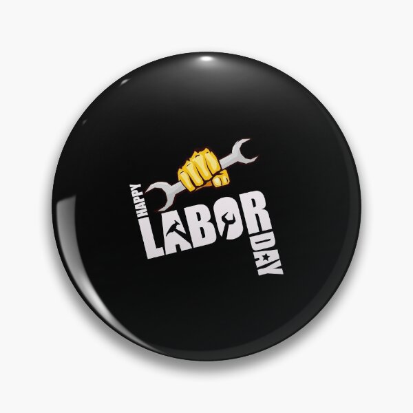 Item preview, Happy Labor Day With Clenched Fist designed and sold by FoxLand.