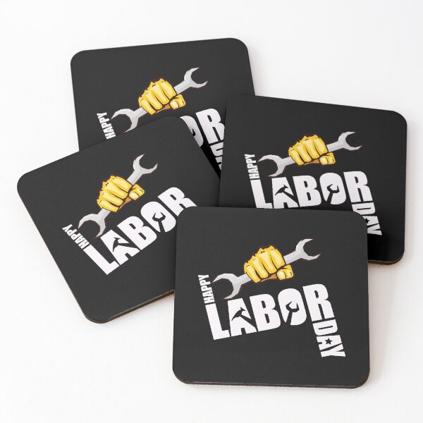 Item preview, Happy Labor Day With Clenched Fist designed and sold by FoxLand.