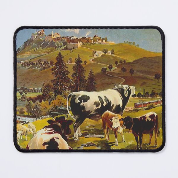 Item preview, Gruyere 1906 Vintage Switzerland Poster Vintage Swiss designed and sold by cutesy.