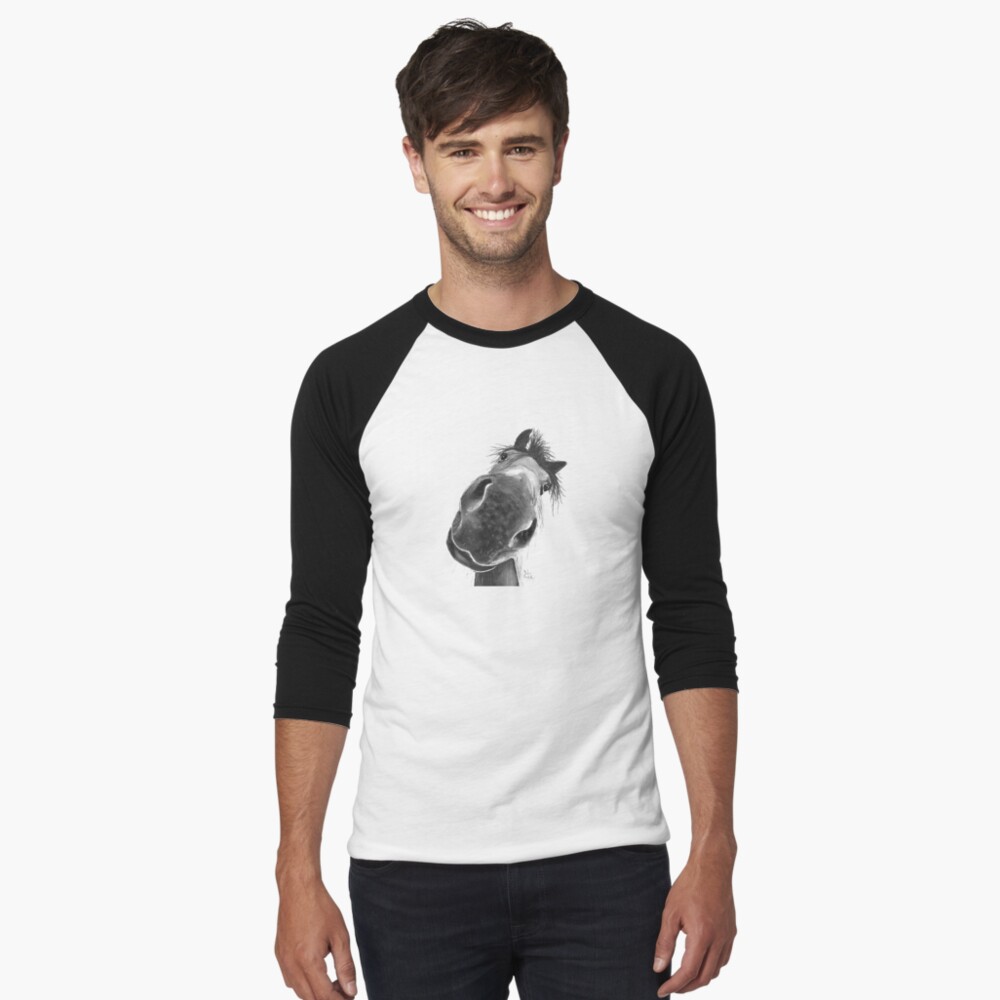 Aperçu de l'œuvre T-shirt baseball manches ¾ créée et vendue par ShirleyMacA.