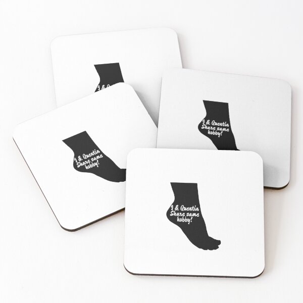 Item preview, Feet Silhouette Funny Words Art Prints designed and sold by quentinsgoddess.