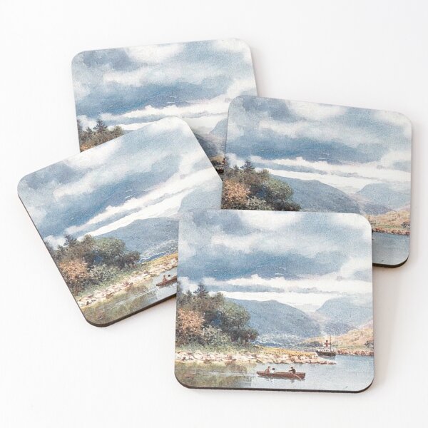 Item preview, Vintage Illustration of Loch Lochy, Caledonian Canal designed and sold by yourscotland.
