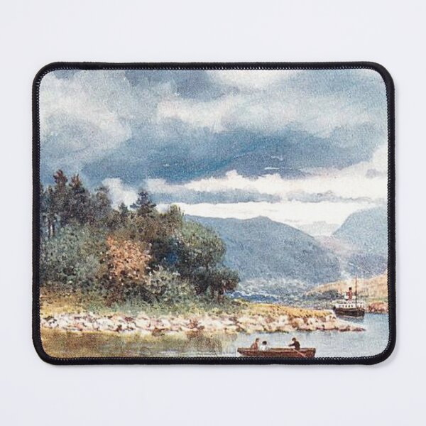 Item preview, Vintage Illustration of Loch Lochy, Caledonian Canal designed and sold by yourscotland.