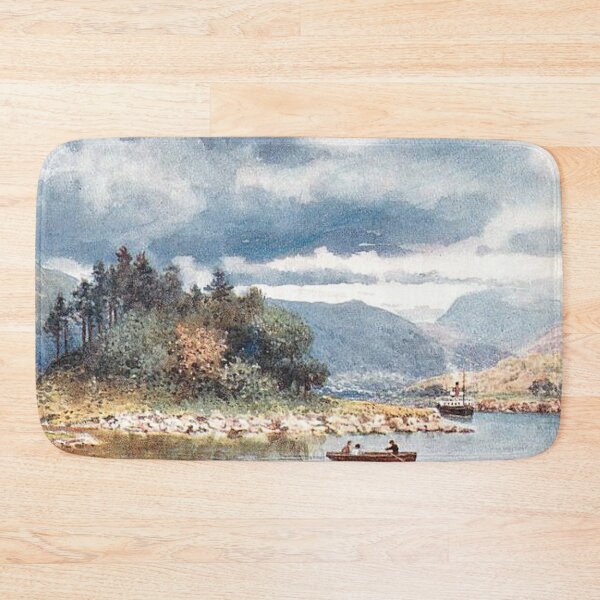 Item preview, Vintage Illustration of Loch Lochy, Caledonian Canal designed and sold by yourscotland.